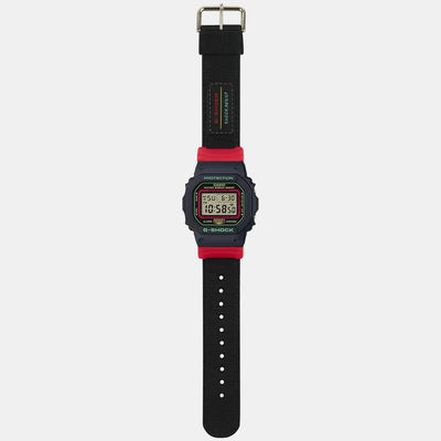 G-Shock Men Quartz Black Dial Digital Resin Watch G1008