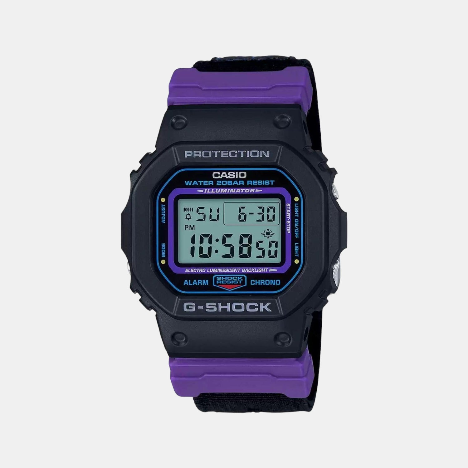 G-Shock Men Quartz Black Dial Digital Resin Watch G1009