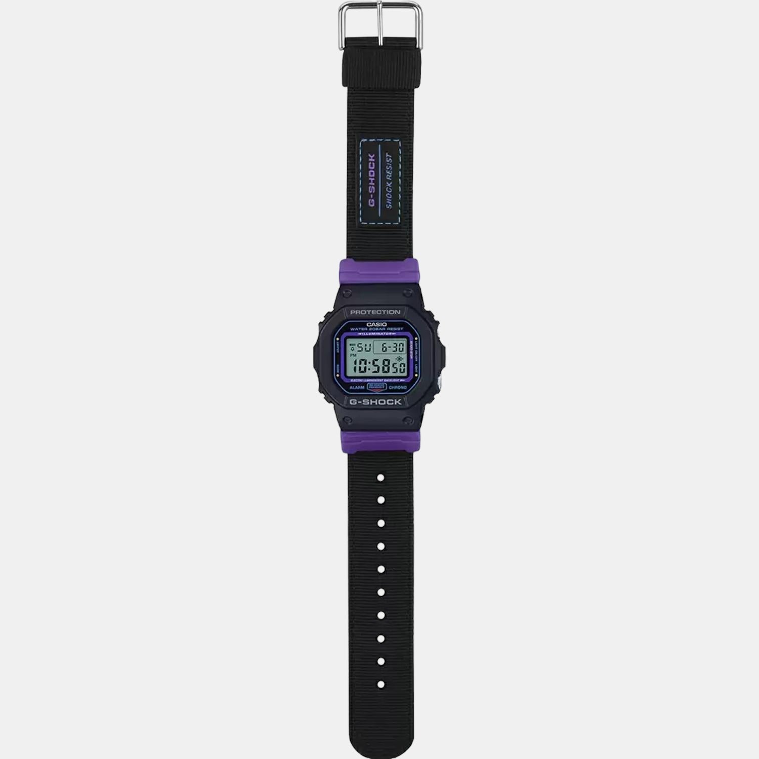 G-Shock Men Quartz Black Dial Digital Resin Watch G1009