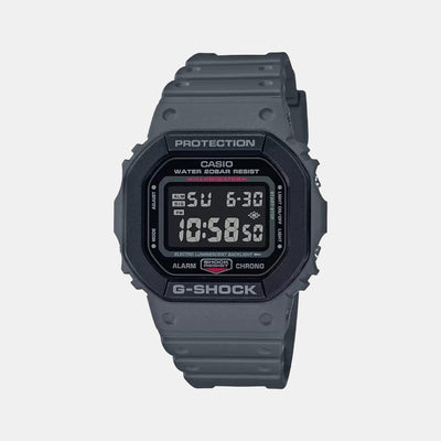 G-Shock Men Quartz Grey Dial Digital Resin Watch G1016