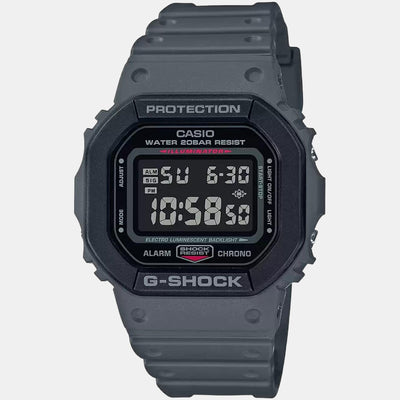 G-Shock Men Quartz Grey Dial Digital Resin Watch G1016