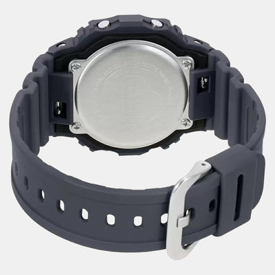 G-Shock Men Quartz Grey Dial Digital Resin Watch G1016