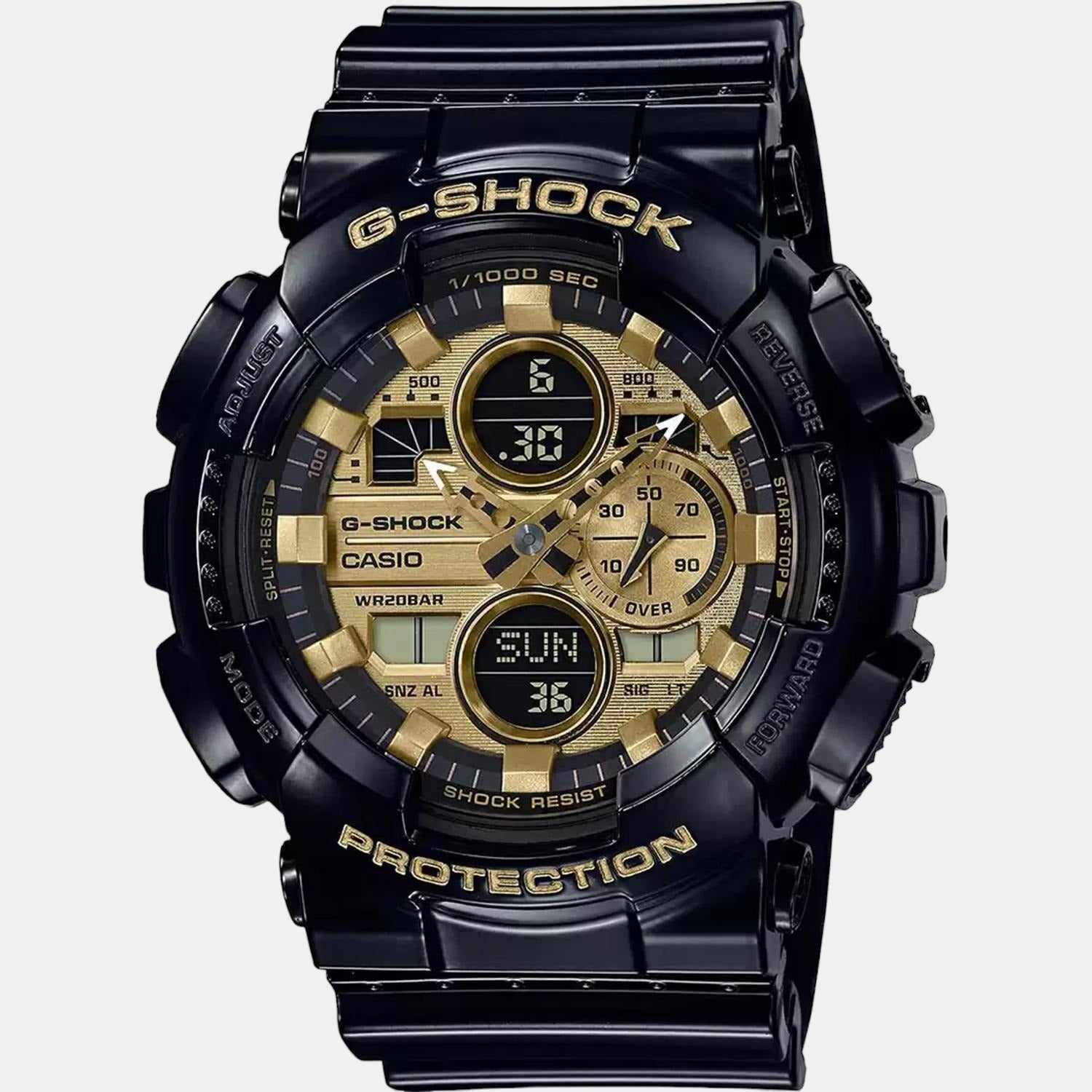 G-Shock Men Quartz Gold Dial Analog-Digital Resin Watch G1021