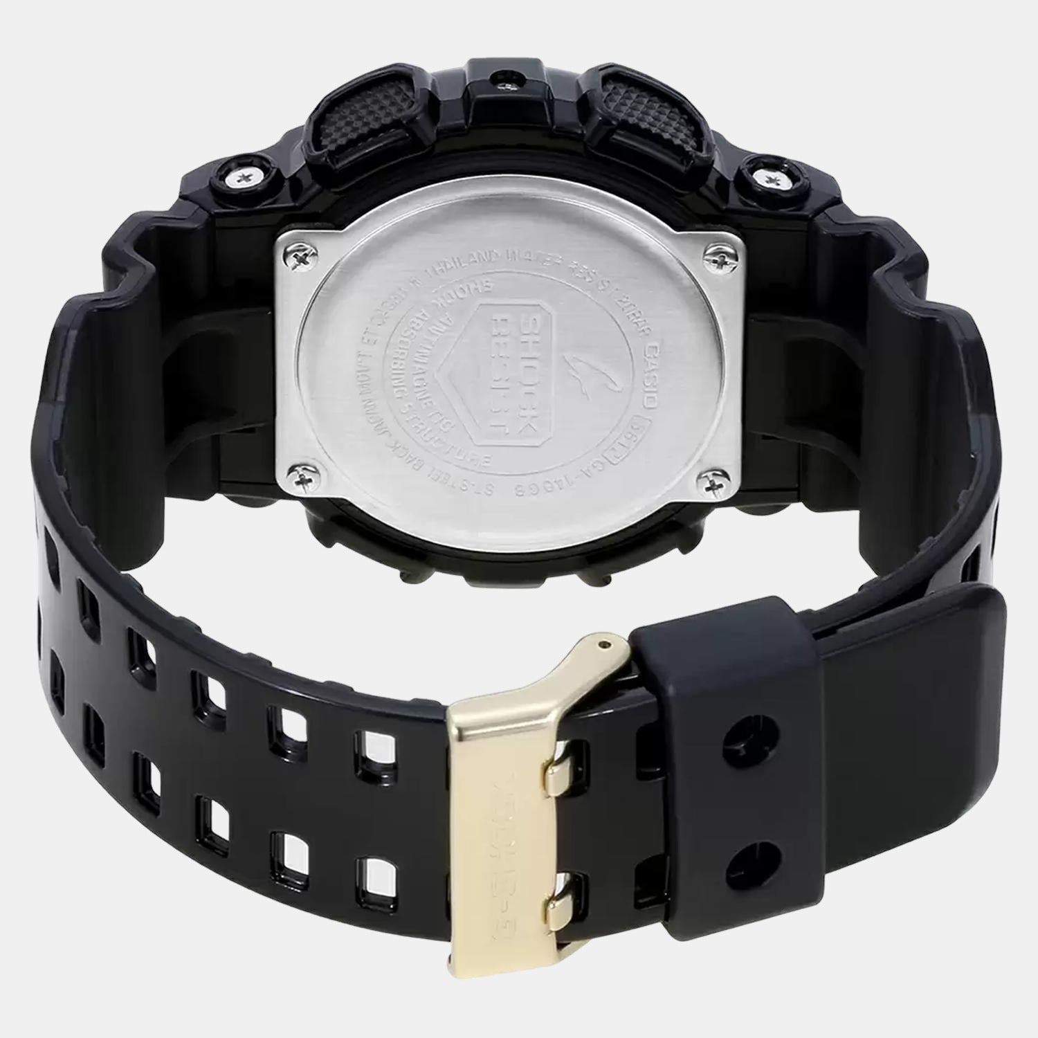 G-Shock Men Quartz Gold Dial Analog-Digital Resin Watch G1021
