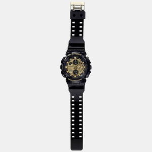 G-Shock Men Quartz Gold Dial Analog-Digital Resin Watch G1021