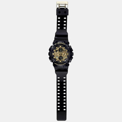 G-Shock Men Quartz Gold Dial Analog-Digital Resin Watch G1021