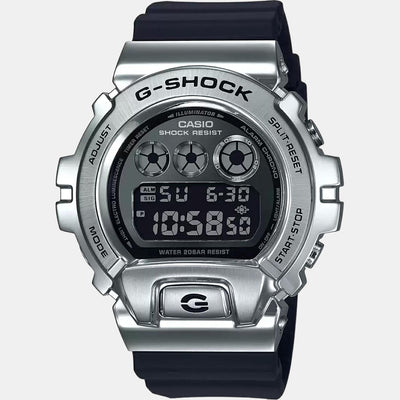 G-Shock Men Quartz Grey Dial Digital Resin Watch G1025