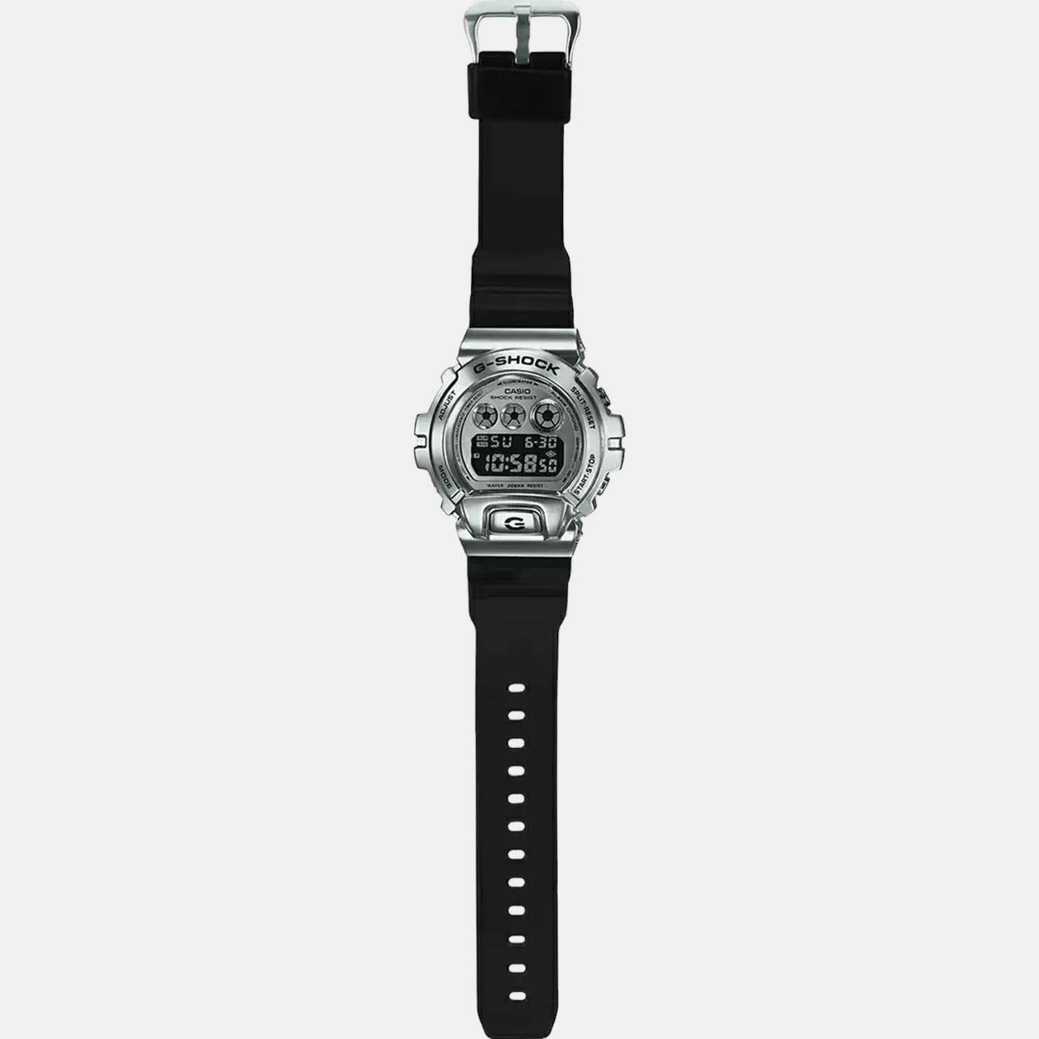 G-Shock Men Quartz Grey Dial Digital Resin Watch G1025