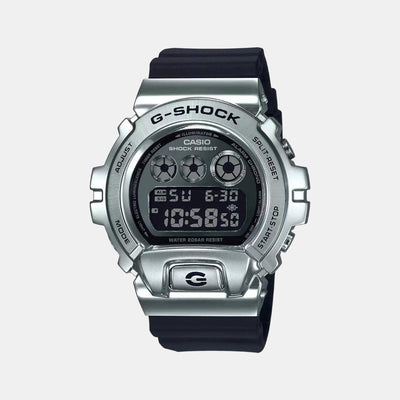 G-Shock Men Quartz Grey Dial Digital Resin Watch G1025