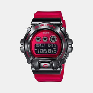 G-Shock Men Quartz Red Dial Digital Resin Watch G1026