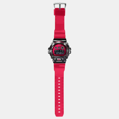 G-Shock Men Quartz Red Dial Digital Resin Watch G1026