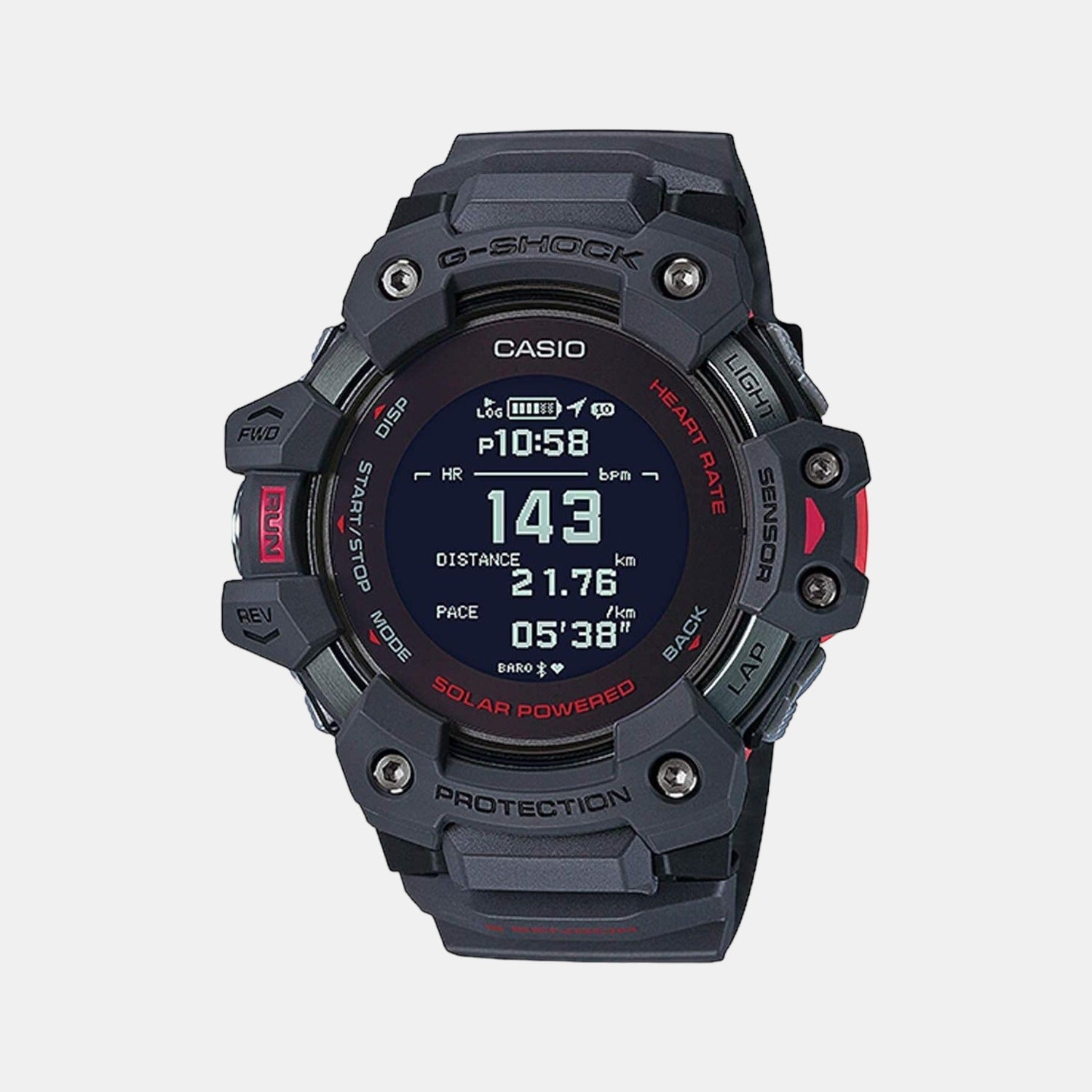 G-Shock Men Quartz Black Dial Analog Resin Watch G1038