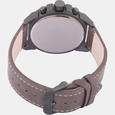 G-Shock Men Quartz Grey Dial Chronograph Leather Watch G1043