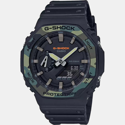 G-Shock Men Quartz Black Dial Analog-Digital Resin Watch G1047