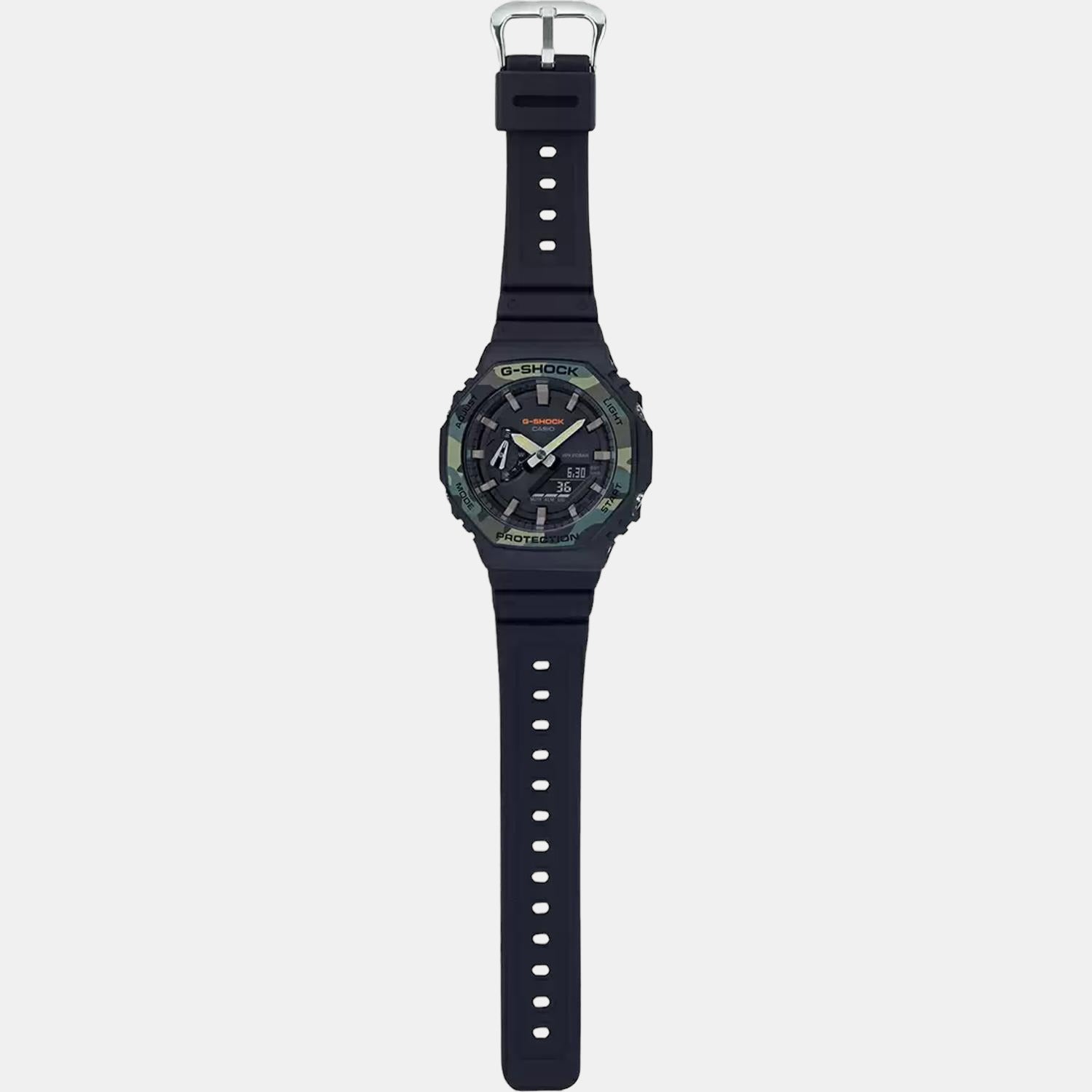 G-Shock Men Quartz Black Dial Analog-Digital Resin Watch G1047