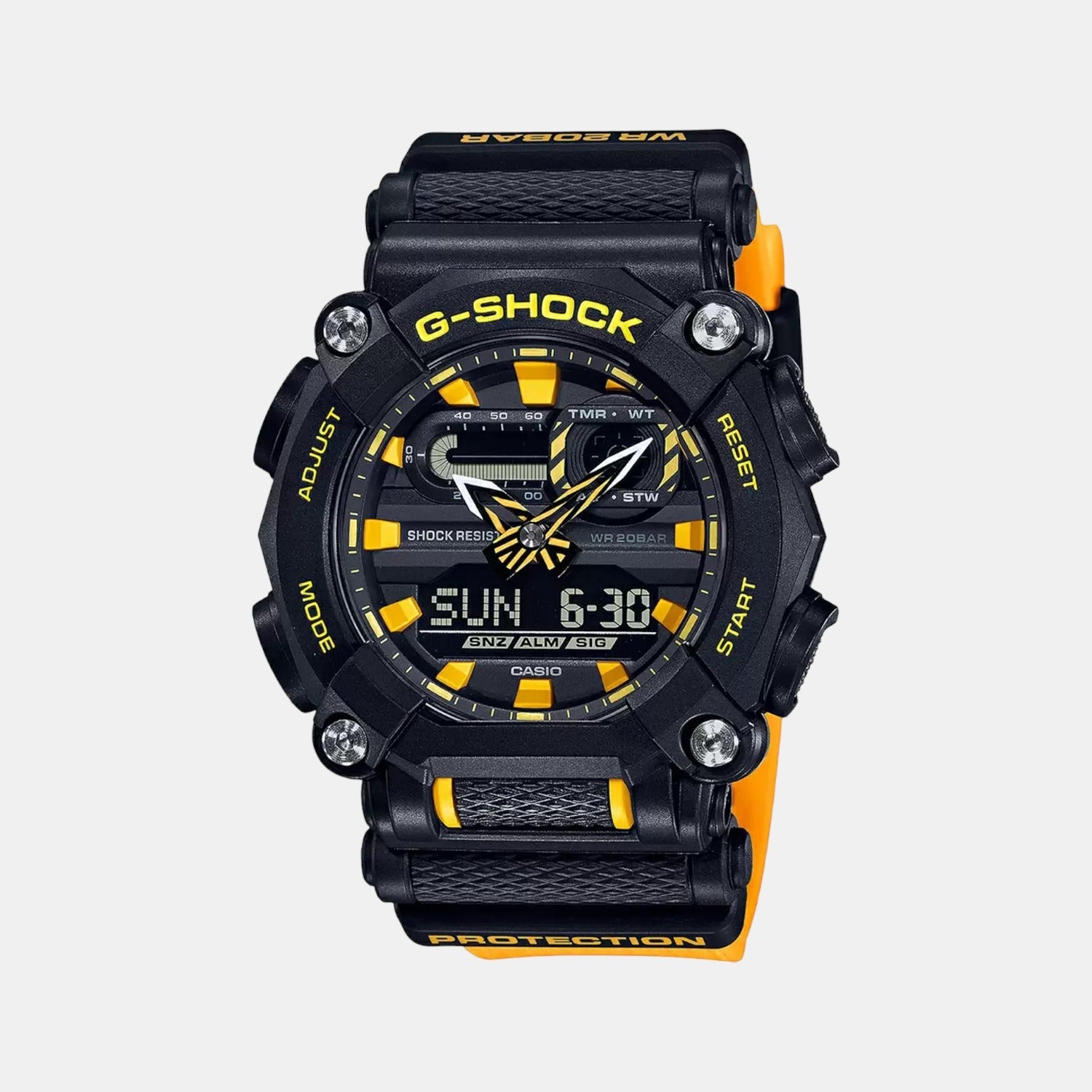 G-Shock Men Quartz Black Dial Analog-Digital Resin Watch G1048