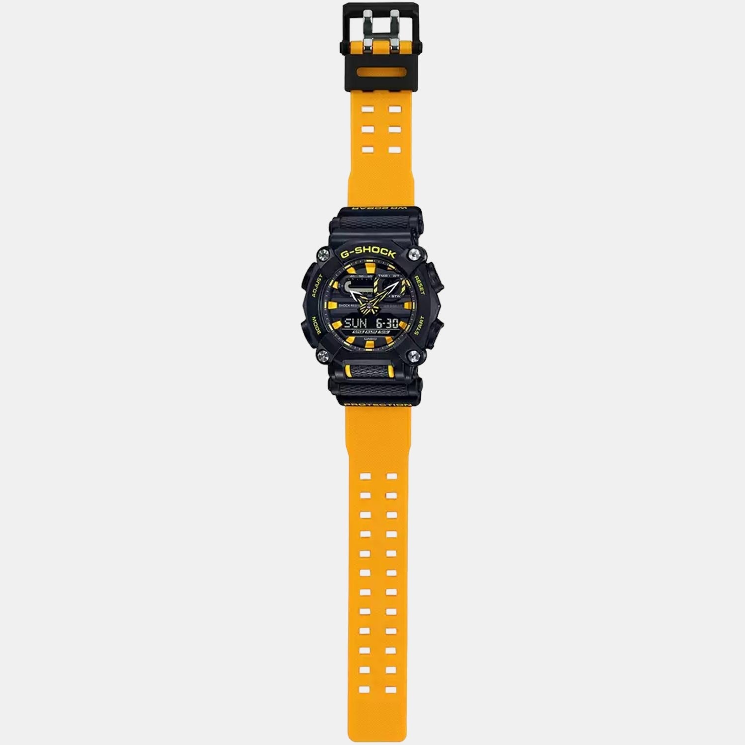 G-Shock Men Quartz Black Dial Analog-Digital Resin Watch G1048