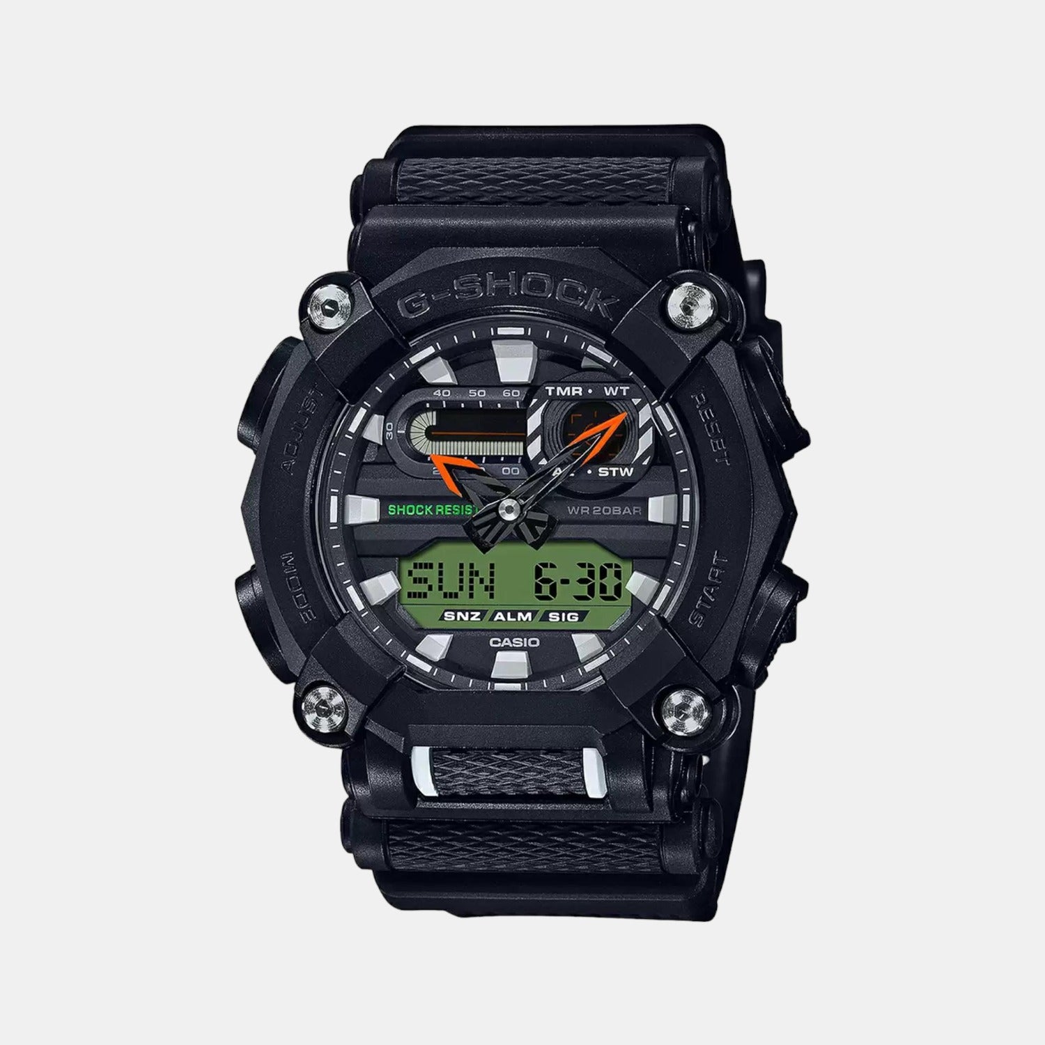 G-Shock Men Quartz Black Dial Analog-Digital Resin Watch G1050