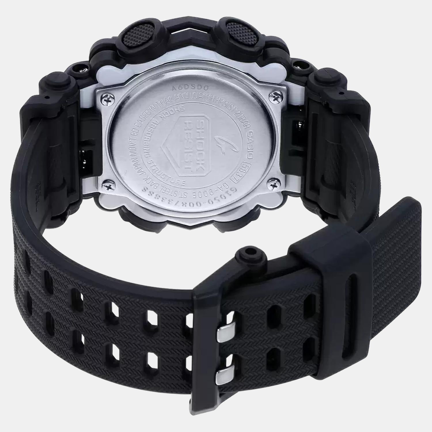 G-Shock Men Quartz Black Dial Analog-Digital Resin Watch G1050