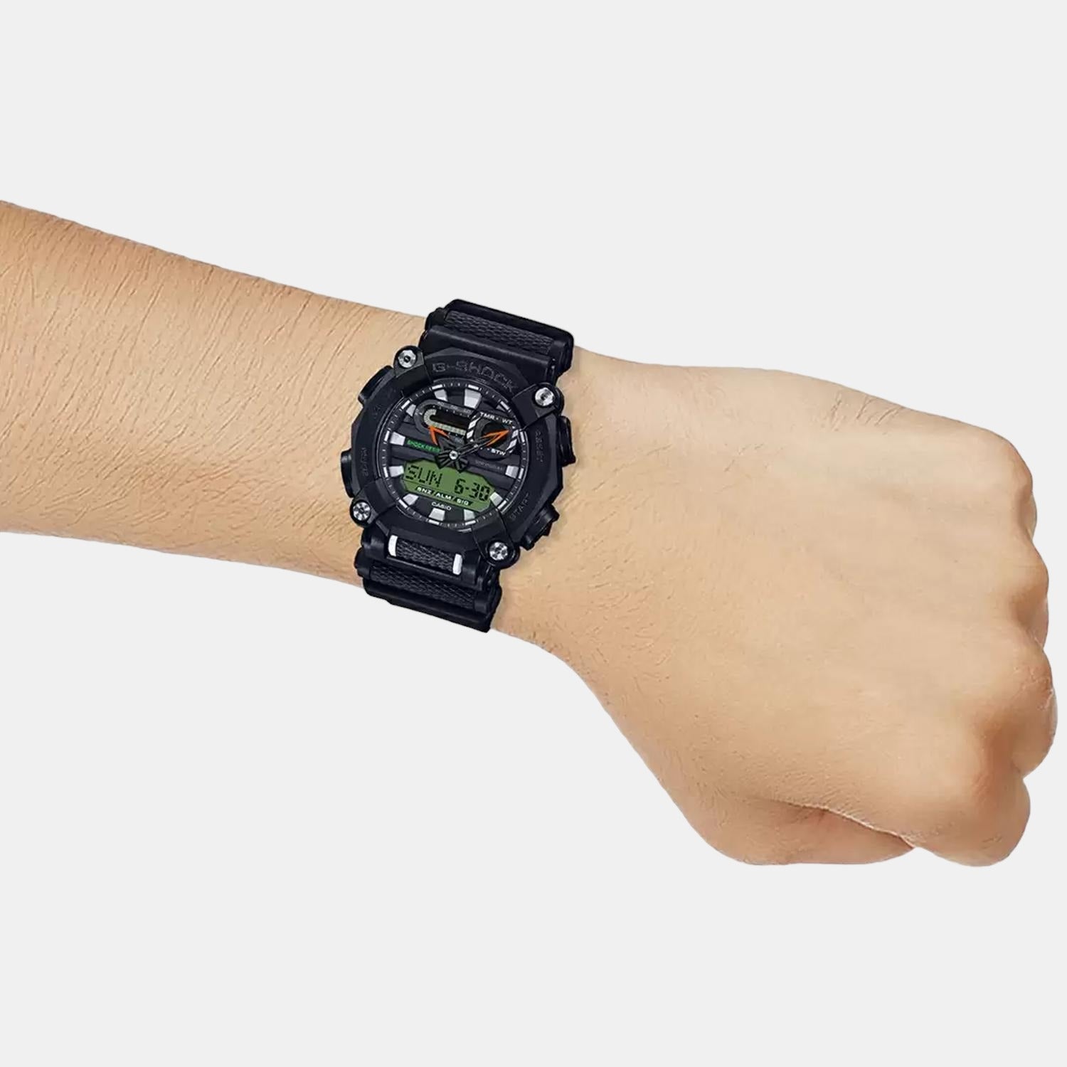 G-Shock Men Quartz Black Dial Analog-Digital Resin Watch G1050