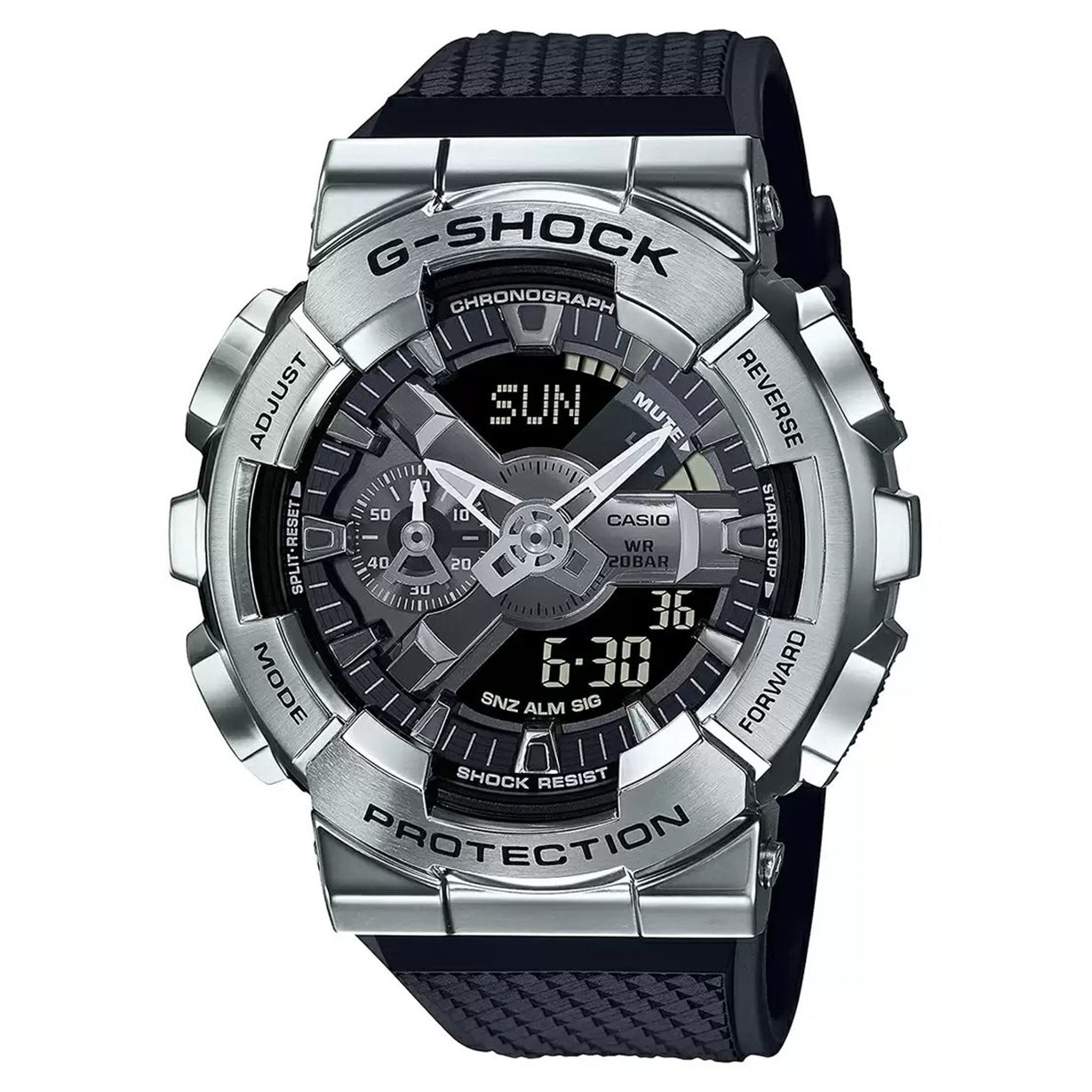 Casio G-Shock Silver Dial Men 48.8mm G1051