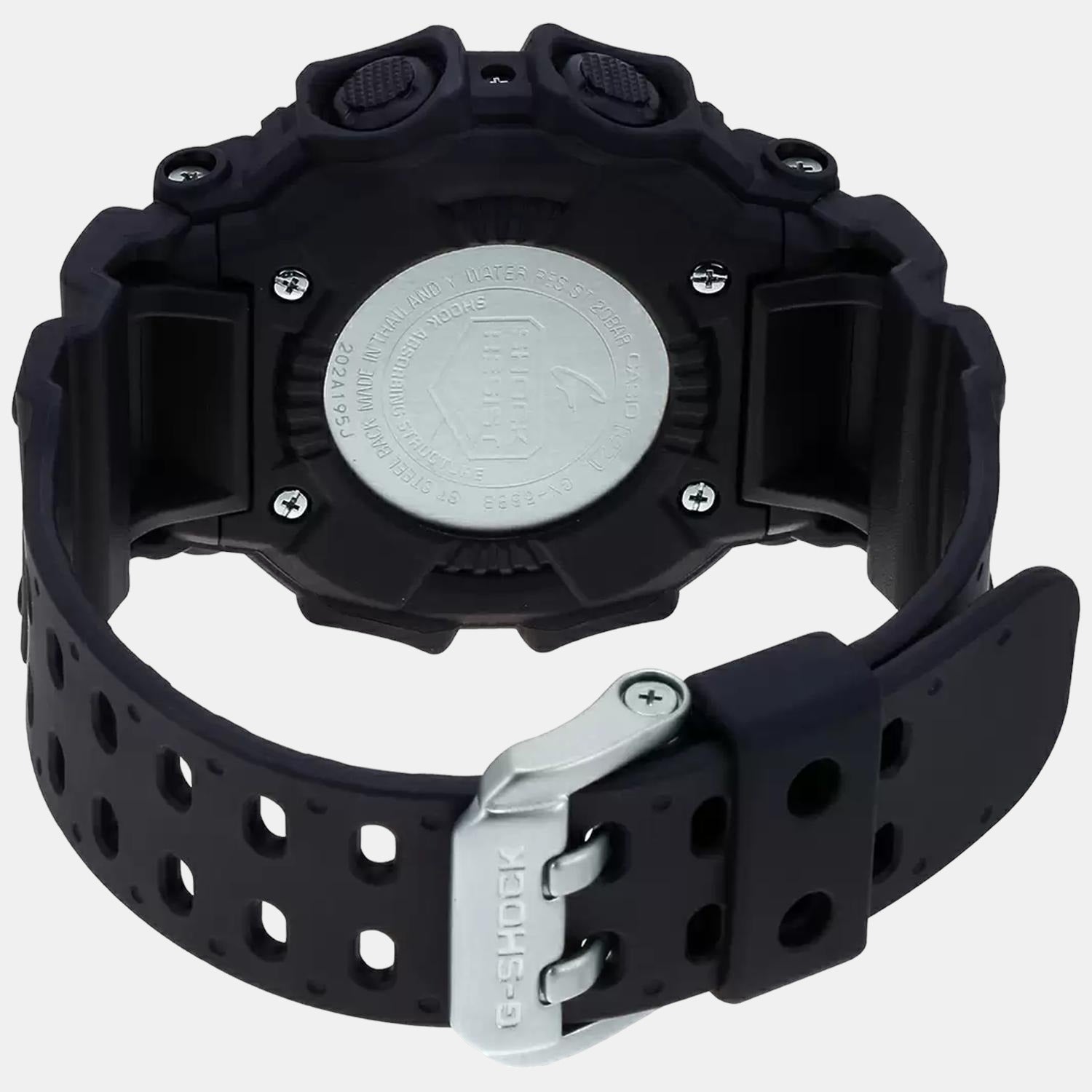G-Shock Men Quartz Black Dial Digital Resin Watch G1056