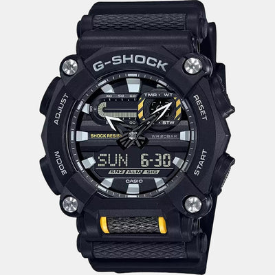 G-Shock Men Quartz Black Dial Analog-Digital Resin Watch G1057