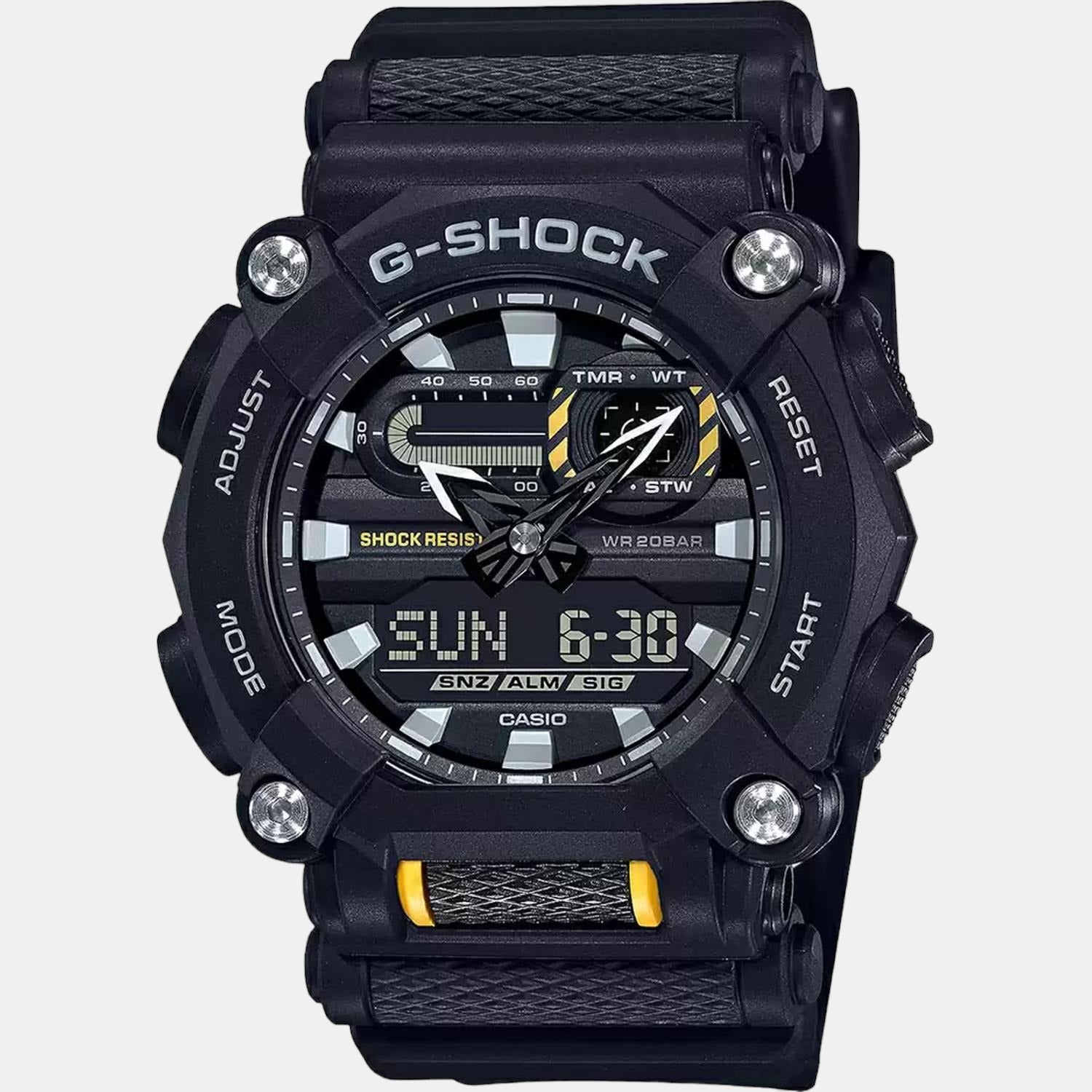 G-Shock Men Quartz Black Dial Analog-Digital Resin Watch G1057