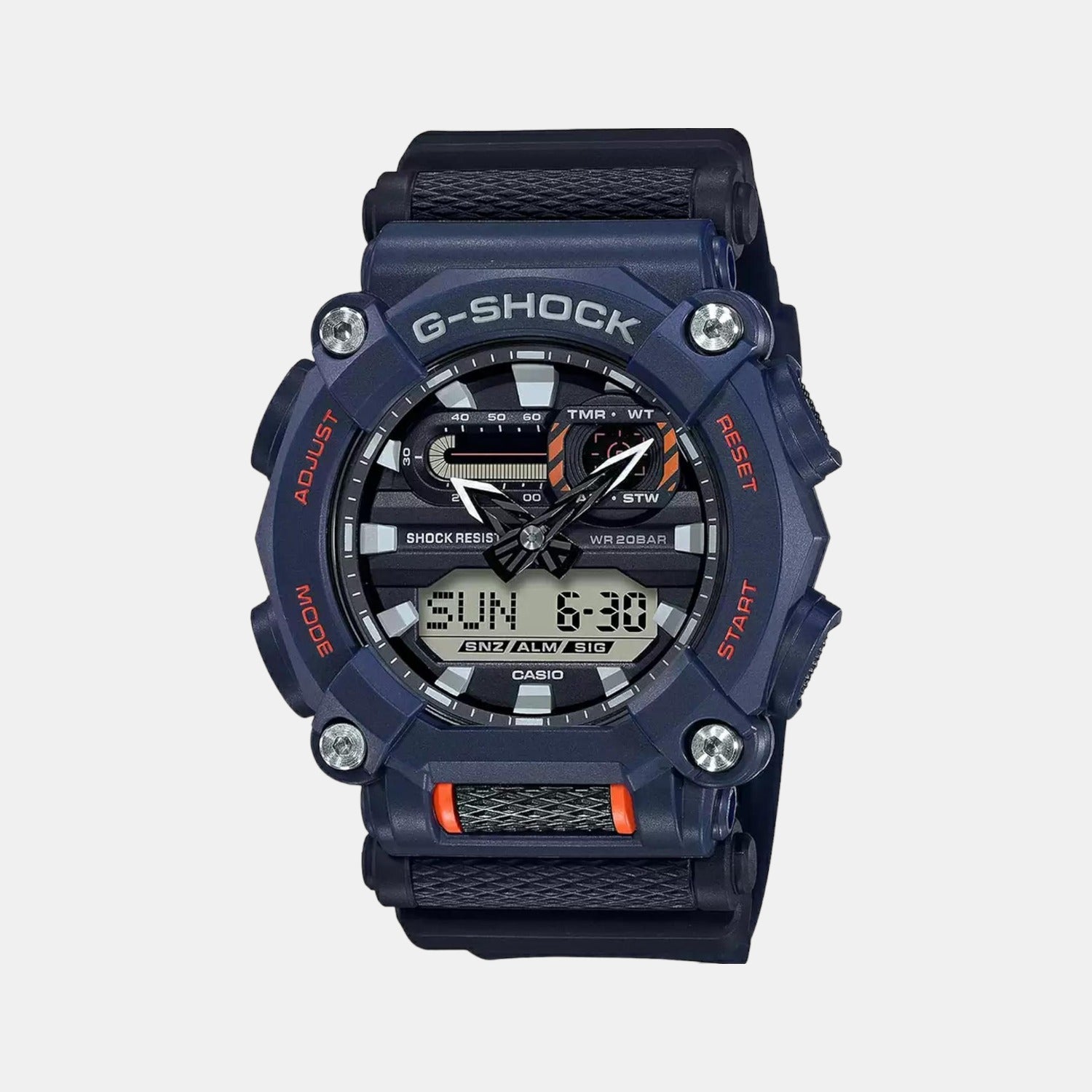 G-Shock Men Quartz Blue Dial Analog-Digital Resin Watch G1058