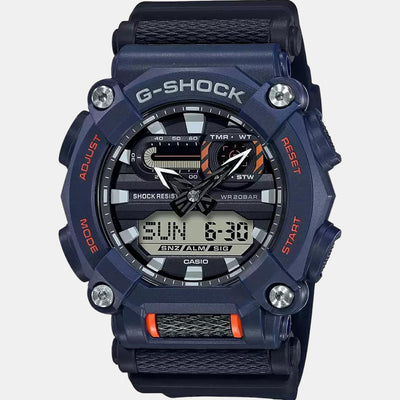 G-Shock Men Quartz Blue Dial Analog-Digital Resin Watch G1058
