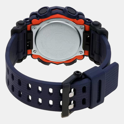 G-Shock Men Quartz Blue Dial Analog-Digital Resin Watch G1058