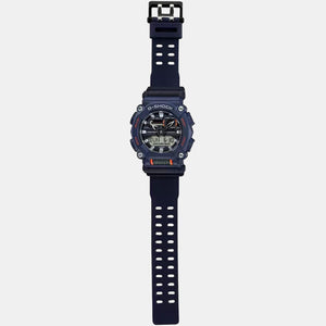G-Shock Men Quartz Blue Dial Analog-Digital Resin Watch G1058