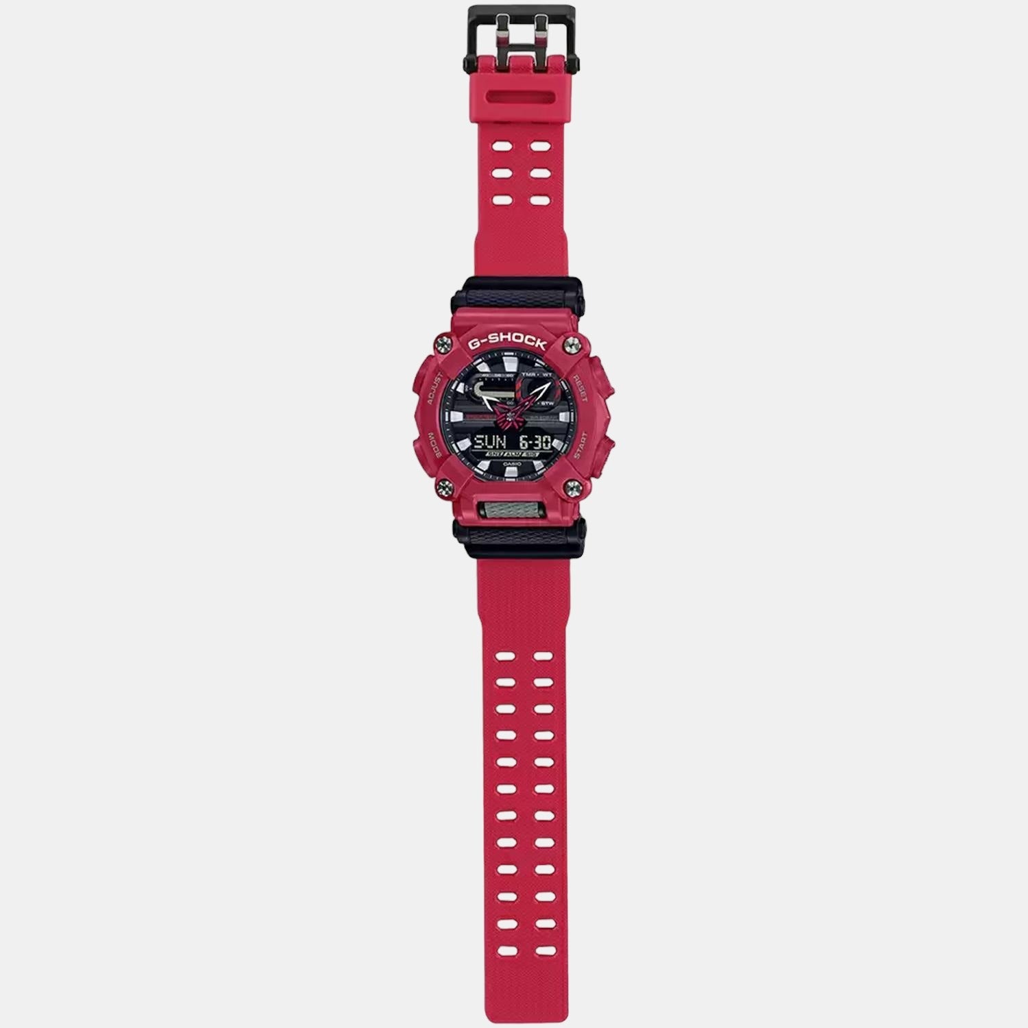 G-Shock Men Quartz Red Dial Analog-Digital Resin Watch G1059
