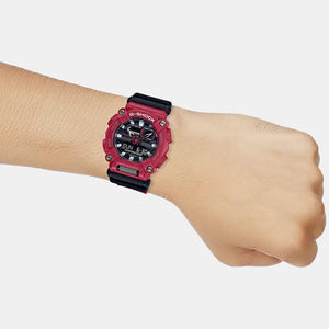 G-Shock Men Quartz Red Dial Analog-Digital Resin Watch G1059