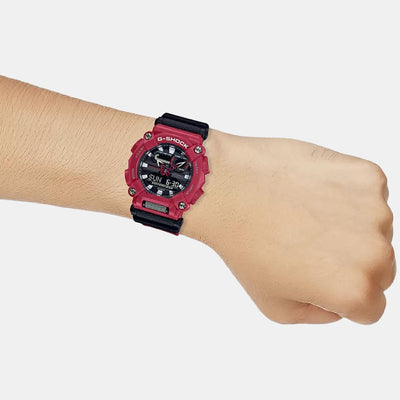 G-Shock Men Quartz Red Dial Analog-Digital Resin Watch G1059