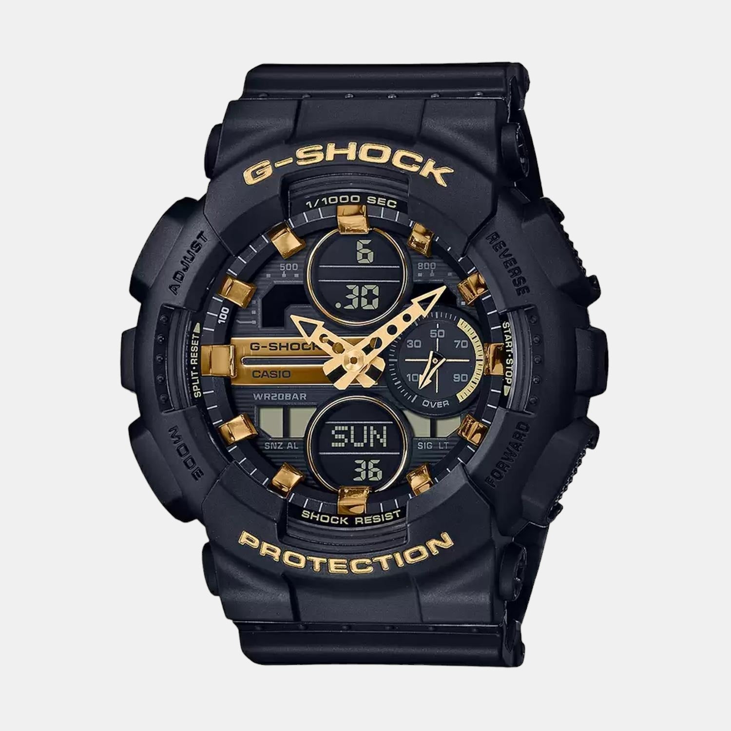 G-Shock Men Quartz Black Dial Analog-Digital Resin Watch G1060