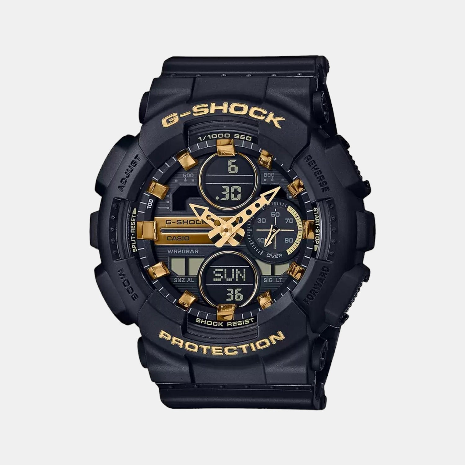 G-Shock Men Quartz Black Dial Analog-Digital Resin Watch G1060