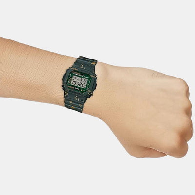G-Shock Men Quartz Green Dial Digital Resin Watch G1064