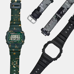 G-Shock Men Quartz Green Dial Digital Resin Watch G1064
