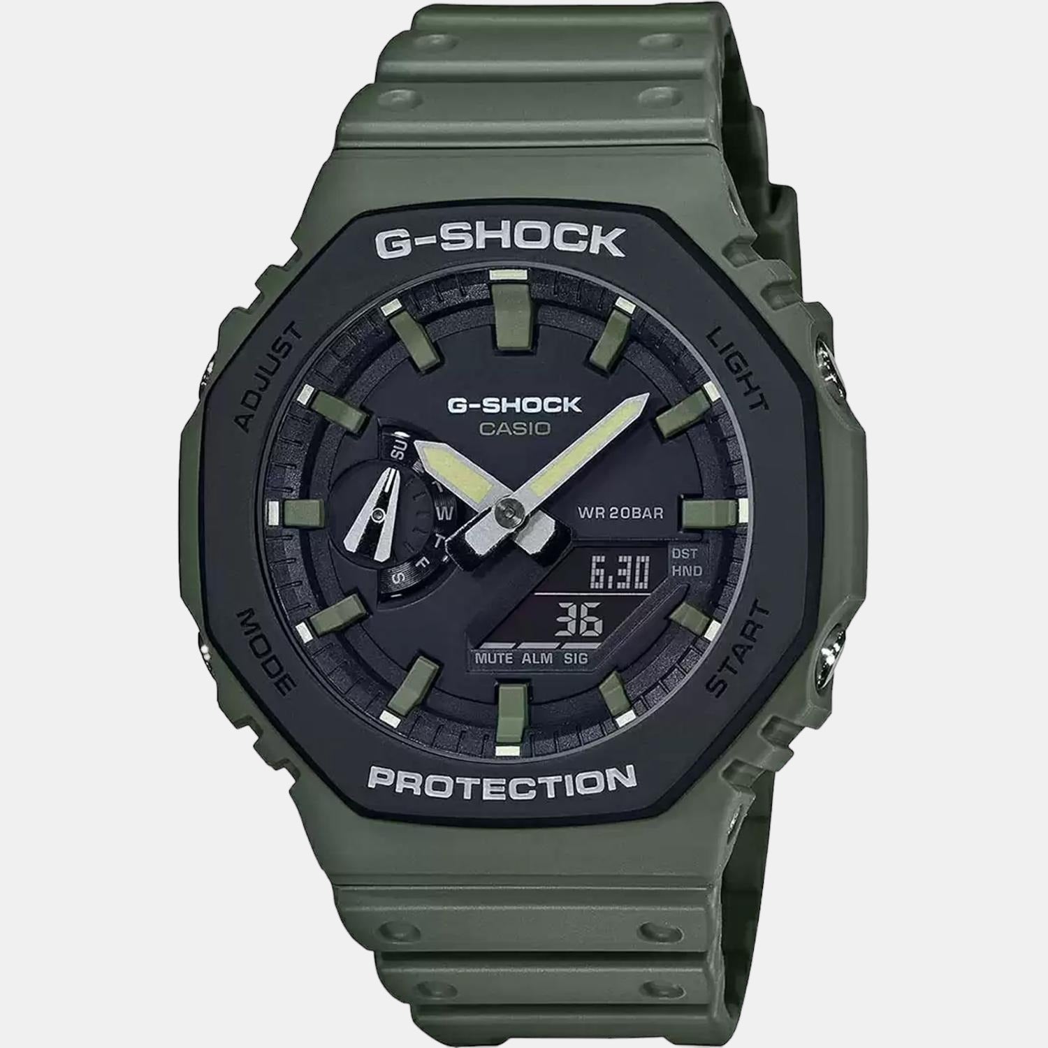 G-Shock Men Quartz Black Dial Analog-Digital Resin Watch G1065