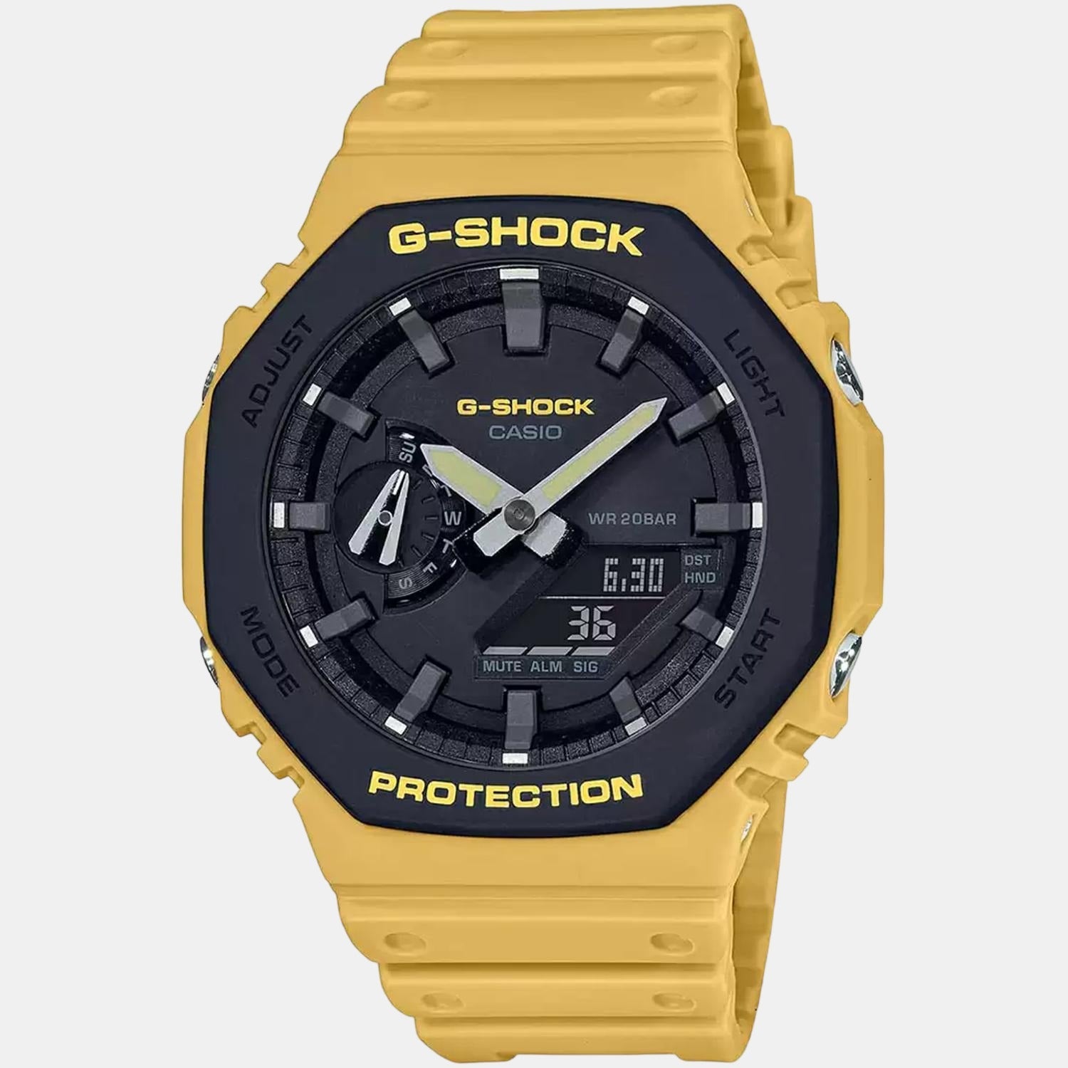 G-Shock Men Quartz Black Dial Digital Resin Watch G1066