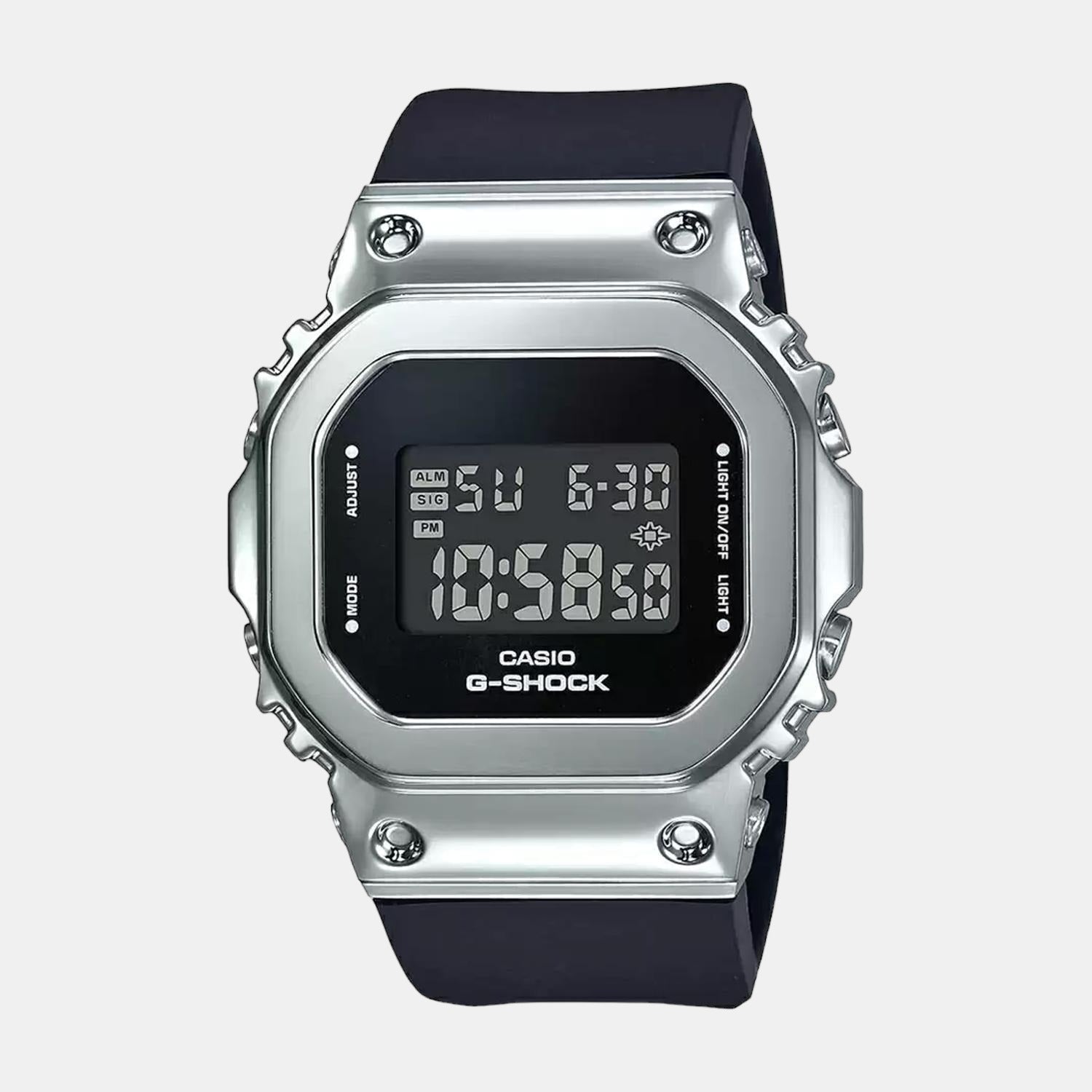 G-Shock Women Quartz Black Dial Digital Resin Watch G1068