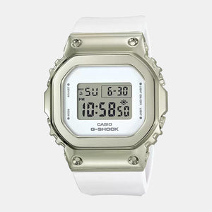 G-Shock Women Quartz White Dial Digital Resin Watch G1069