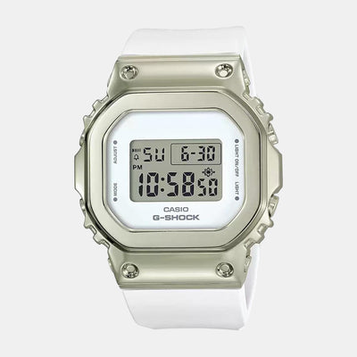 G-Shock Women Quartz White Dial Digital Resin Watch G1069