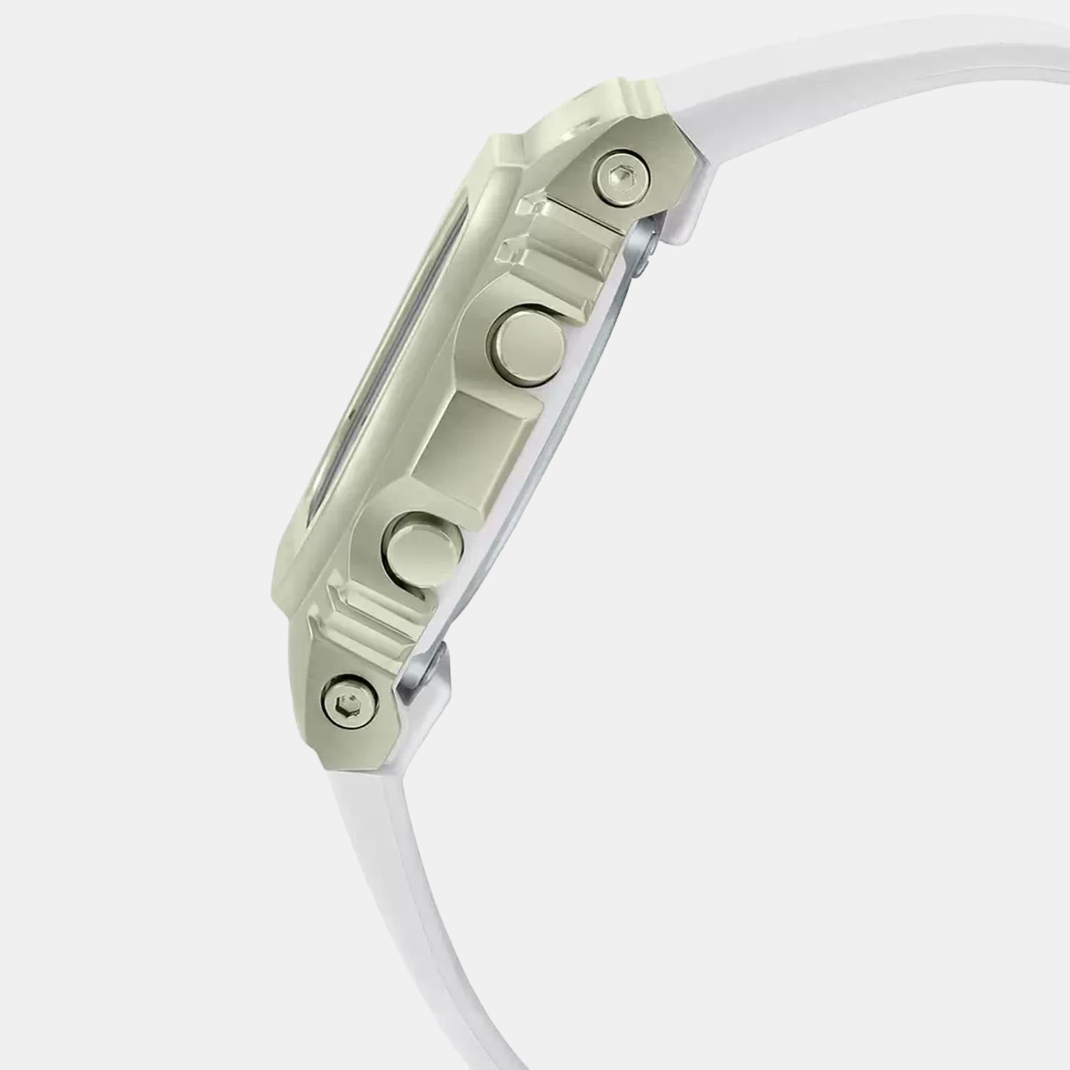 G-Shock Women Quartz White Dial Digital Resin Watch G1069