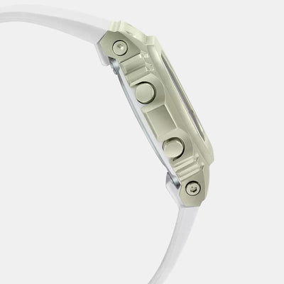 G-Shock Women Quartz White Dial Digital Resin Watch G1069