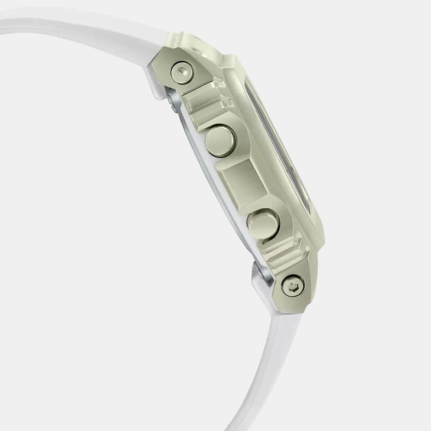 G-Shock Women Quartz White Dial Digital Resin Watch G1069
