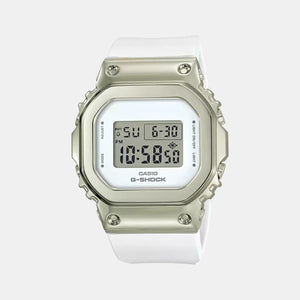 G-Shock Women Quartz White Dial Digital Resin Watch G1069