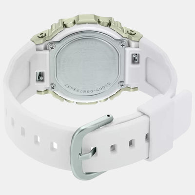 G-Shock Women Quartz White Dial Digital Resin Watch G1069
