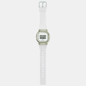 G-Shock Women Quartz White Dial Digital Resin Watch G1069